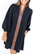 Fall Moments Dress - Black