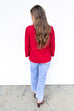 Chill In The Air Top - Burgundy