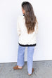Reversible Mock Neck- Polka Dots / State