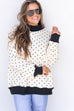 Reversible Mock Neck- Polka Dots / State