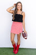 Good Ole Skort - Red Check