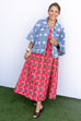 Connect the Dot Denim Cape / Jacket