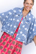 Connect the Dot Denim Cape / Jacket