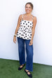Dot your I's Polka dot Top
