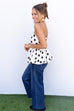 Dot your I's Polka dot Top