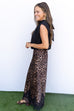 Cruel intention leopard & lace maxi skirt