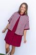 Between the line cardigan - maroon
