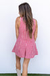Check Yes Romper Dres - Red