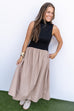 Best of Both Worlds Black Maxi Dress