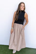 Best of Both Worlds Black Maxi Dress