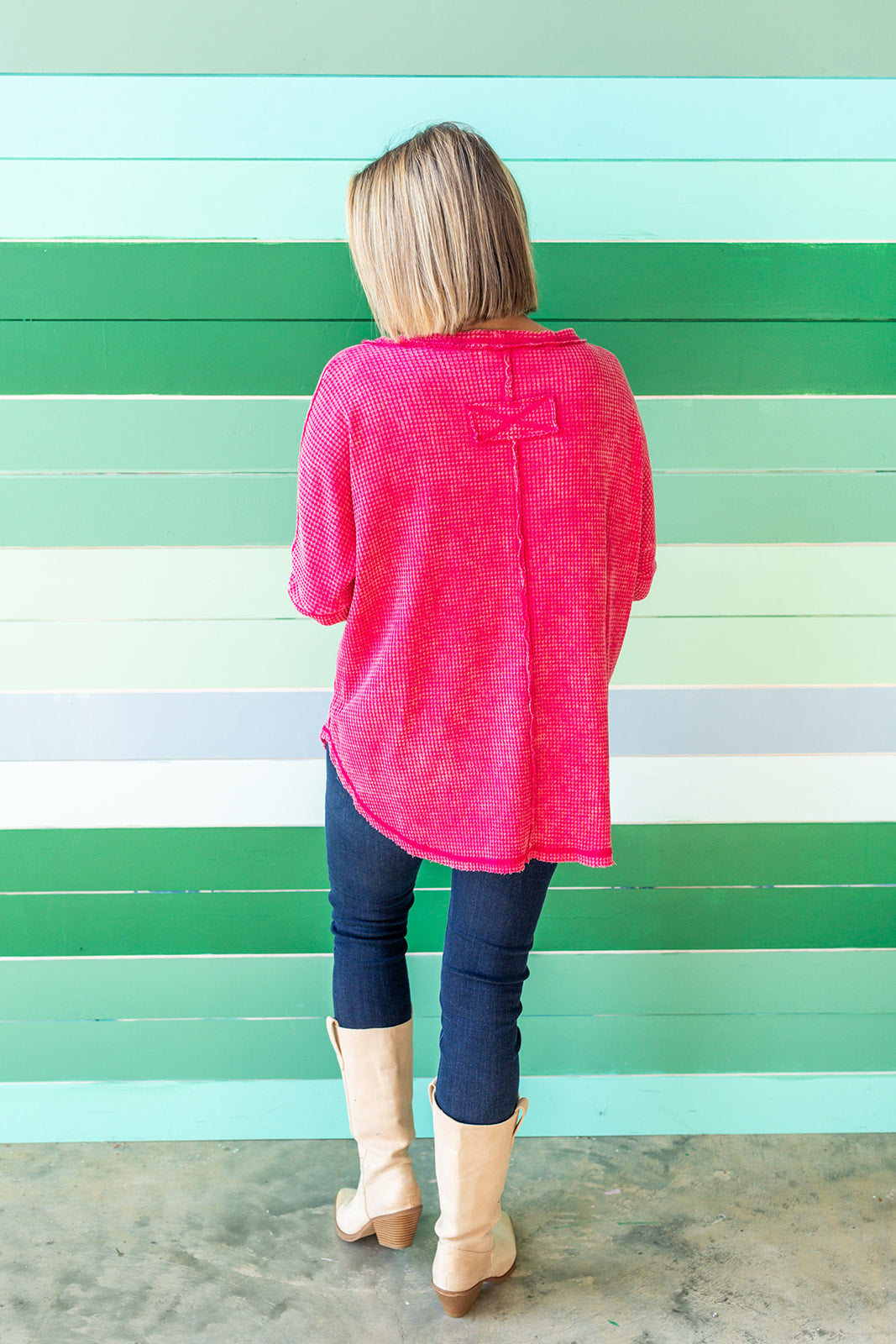 Fall Treasure Thermal - Hot Pink