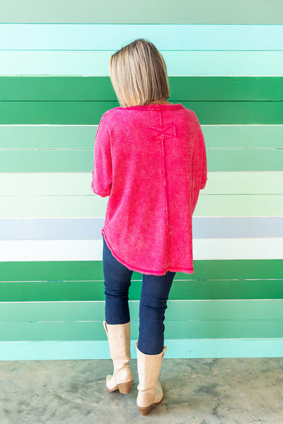 Fall Treasure Thermal - Hot Pink