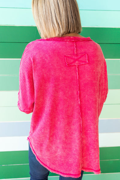 Fall Treasure Thermal - Hot Pink