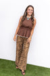 Sidebar Blouse -  Brown