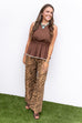 Sidebar Blouse -  Brown