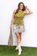 Sidebar Blouse - Martini Olive