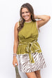 Sidebar Blouse - Martini Olive