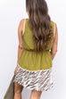 Sidebar Blouse - Martini Olive