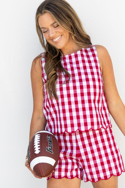 Rammer Jammer Shorts - Crimson & White