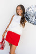 Can I Have A Moment Skort - Red