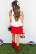 Can I Have A Moment Skort - Red