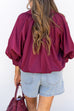 Friday Night Lights Blouse - Merlot