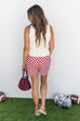 Good Ole Skort - Crimson Check