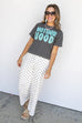 Mother Hood Crop Boxy / Turquoise