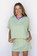 Sorbet Skort Set -Blue-Yellow  - PRE ORDER
