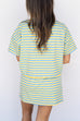 Sorbet Skort Set -Blue-Yellow  - PRE ORDER