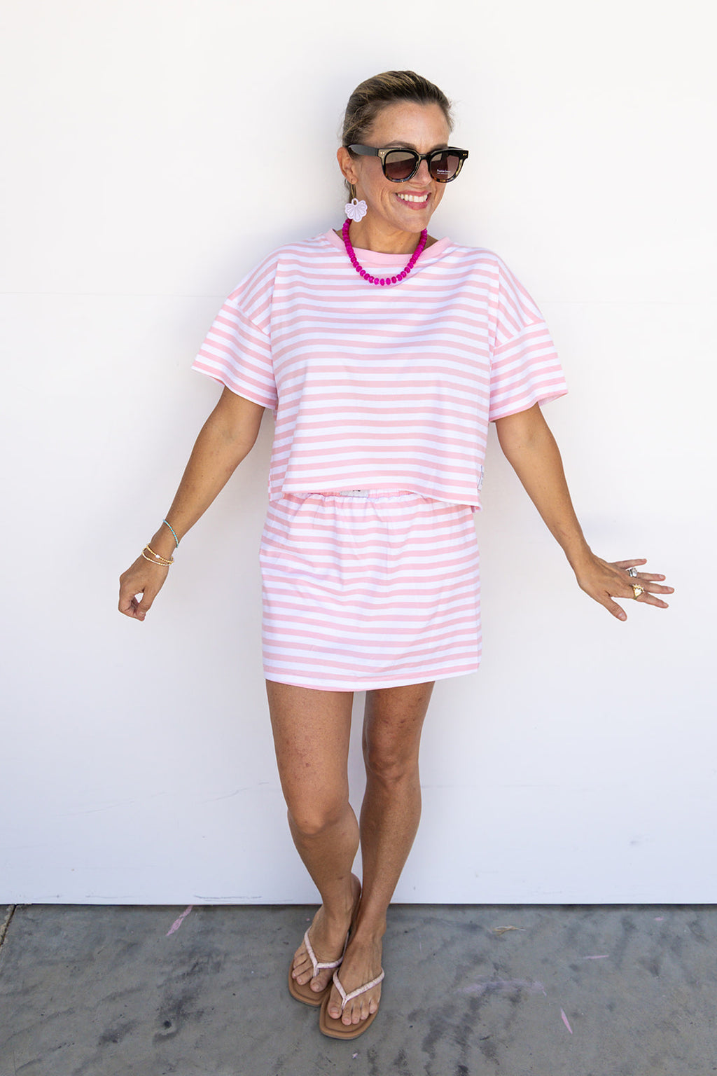 Sorbet Skort Set - Pink  - PRE ORDER