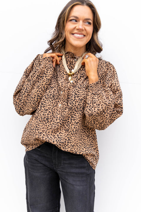 Wild & Neutral Top - Taupe