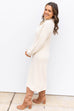 Going Mad for This Midi Dress- Ivory