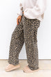 Comfy Cat Barrel Pants - Coffee