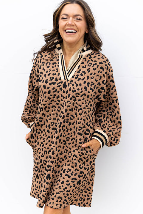 Toffee Spots Dress - Toffee