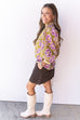 Corded For Fall Skirt - Dark Brown