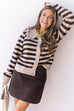 Corded For Fall Skirt - Dark Brown