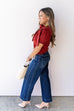 I Gotta Feeling Blouse - Burgundy