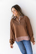 Effortlessly Chic Blouse - Brown