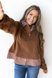 Effortlessly Chic Blouse - Brown