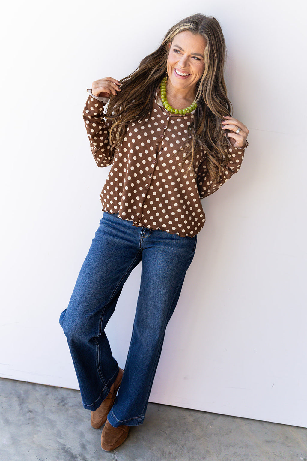 So Easy To Fall In Love With Me Cardigan - Brown