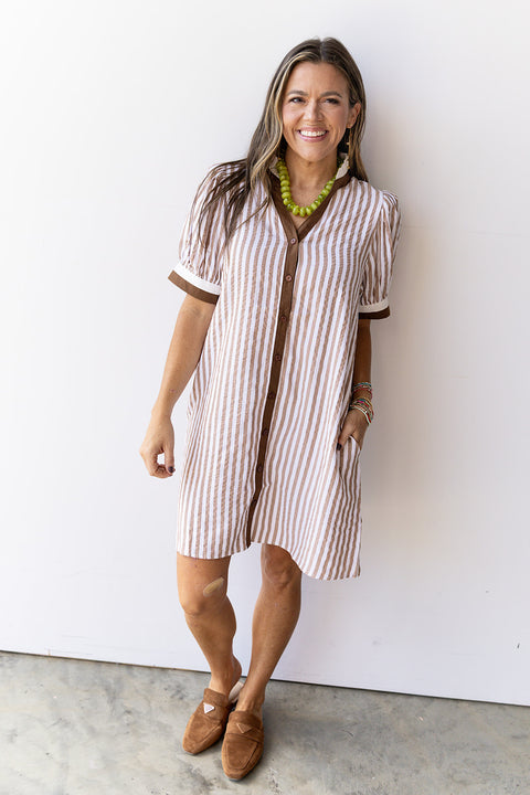 Patient Zero Dress - Taupe