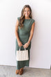 Gotta Go My Own Way Dress - Emerald Green