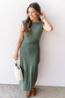 Gotta Go My Own Way Dress - Emerald Green
