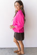 Chill In The Air Top - Hot Pink