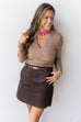 Uptown Ellie Top - Tan