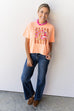 Fancy Turkey W/ Stripes  Boxy Crop Tee