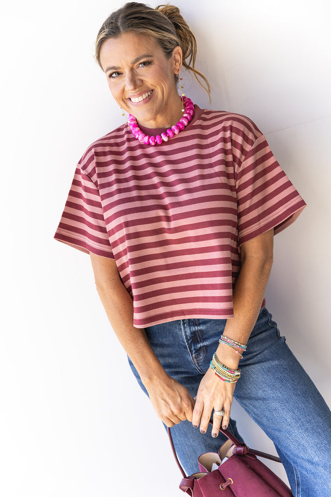 The Ellis Top - Plum