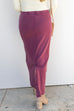 Mineral Moon Maxi Skirt - Dark Cherry
