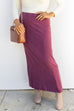 Mineral Moon Maxi Skirt - Dark Cherry